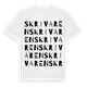 Skrivaren ordlek t-shirt