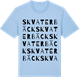 Blue Soul t-shirt med Skvaterbäck ordlek t-shirt