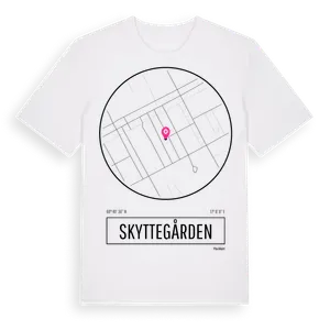 Skyttegården t-shirt – ekologisk bomull t-shirt från Pinshirt
