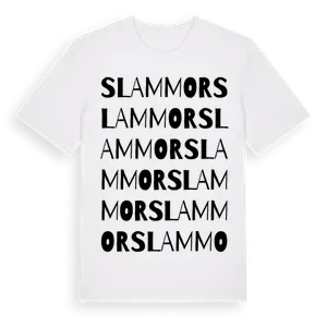 Slammor ordlek t-shirt – ekologisk bomull t-shirt från Pinshirt