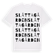 Slåttagården ordlek t-shirt