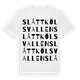 Slåttkölsvallen ordlek t-shirt