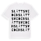 Slåttsveden ordlek t-shirt