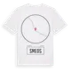 White t-shirt med Smeds t-shirt