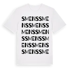 Smens ordlek t-shirt – ekologisk bomull t-shirt från Pinshirt