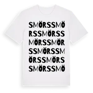 Smörs ordlek t-shirt – ekologisk bomull t-shirt från Pinshirt