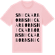 Pink Cotton t-shirt med Snickarborn ordlek t-shirt