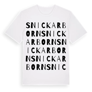 Snickarborn ordlek t-shirt – ekologisk bomull t-shirt från Pinshirt