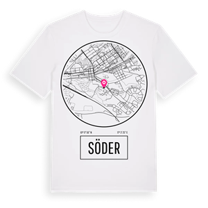 Söder t-shirt – ekologisk bomull t-shirt från Pinshirt