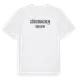 White t-shirt med Söderbacken i Sverige t-shirt