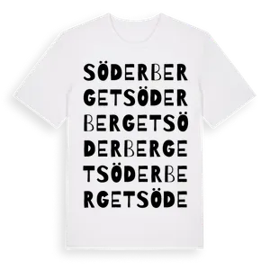 Söderberget ordlek t-shirt – ekologisk bomull t-shirt från Pinshirt
