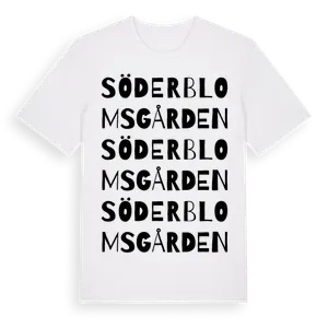 Söderblomsgården ordlek t-shirt – ekologisk bomull t-shirt från Pinshirt