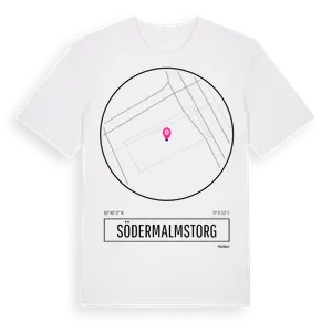 Södermalmstorg t-shirt – ekologisk bomull t-shirt från Pinshirt