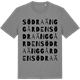 Mid Heather Gray t-shirt med Södra Änggården ordlek t-shirt