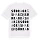 Södra Gräsharen ordlek t-shirt