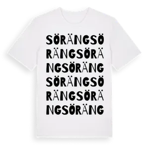 Söräng ordlek t-shirt – ekologisk bomull t-shirt från Pinshirt