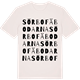 Vintage White t-shirt med Sörbofäbodarna ordlek t-shirt