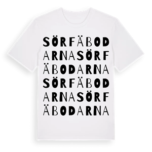Sörfäbodarna ordlek t-shirt – ekologisk bomull t-shirt från Pinshirt