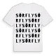 Sörfly ordlek t-shirt