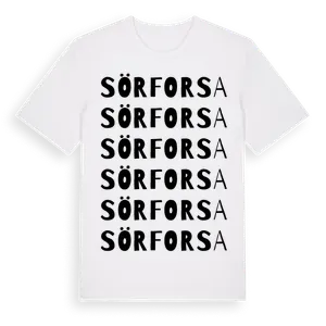 Sörforsa ordlek t-shirt – ekologisk bomull t-shirt från Pinshirt