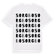Sorgbo ordlek t-shirt