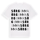 Sörgimma ordlek t-shirt