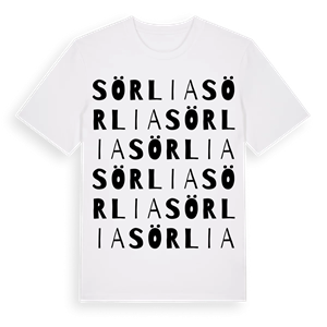 Sörlia ordlek t-shirt – ekologisk bomull t-shirt från Pinshirt