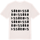 Vintage White t-shirt med Söroms ordlek t-shirt