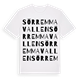 Sörremmavallen ordlek t-shirt