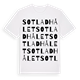 Sotladhålet ordlek t-shirt