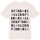 Vintage White t-shirt med Spännarbacken ordlek t-shirt