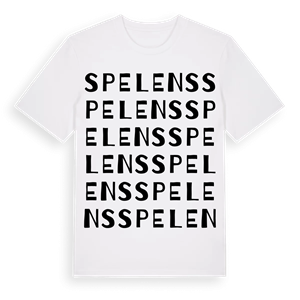 Spelens ordlek t-shirt – ekologisk bomull t-shirt från Pinshirt