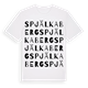 Spjälkaberg ordlek t-shirt