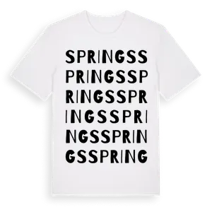 Springs ordlek t-shirt – ekologisk bomull t-shirt från Pinshirt