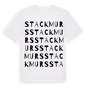 Stackmurs ordlek t-shirt – ekologisk bomull t-shirt från Pinshirt