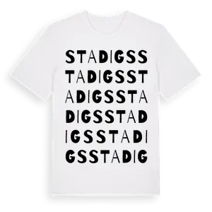 Stadigs ordlek t-shirt – ekologisk bomull t-shirt från Pinshirt
