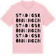 Pink Cotton t-shirt med Stadigsrönningen ordlek t-shirt
