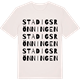 Vintage White t-shirt med Stadigsrönningen ordlek t-shirt