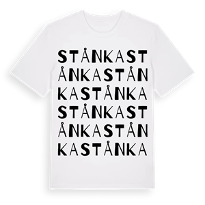 Stånka ordlek t-shirt – ekologisk bomull t-shirt från Pinshirt