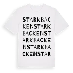 Starkbacken ordlek t-shirt – ekologisk bomull t-shirt från Pinshirt