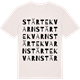 Vintage White t-shirt med Stärtekvarn ordlek t-shirt
