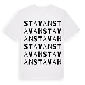 Stavan ordlek t-shirt – ekologisk bomull t-shirt från Pinshirt