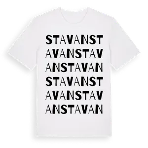 Stavan ordlek t-shirt – ekologisk bomull t-shirt från Pinshirt