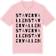 Pink Cotton t-shirt med Stavervallen ordlek t-shirt