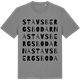 Mid Heather Gray t-shirt med Stavsbergsbodarna ordlek t-shirt