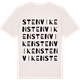 Vintage White t-shirt med Stenviken ordlek t-shirt