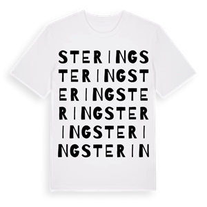 Stering ordlek t-shirt – ekologisk bomull t-shirt från Pinshirt