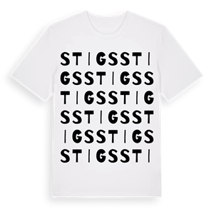 Stigs ordlek t-shirt – ekologisk bomull t-shirt från Pinshirt