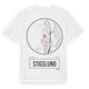 White t-shirt med Stigslund t-shirt