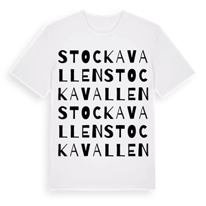 Stockavallen ordlek t-shirt – ekologisk bomull t-shirt från Pinshirt